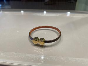 BROWN LEATHER BRACELET LOUIS VUITTON